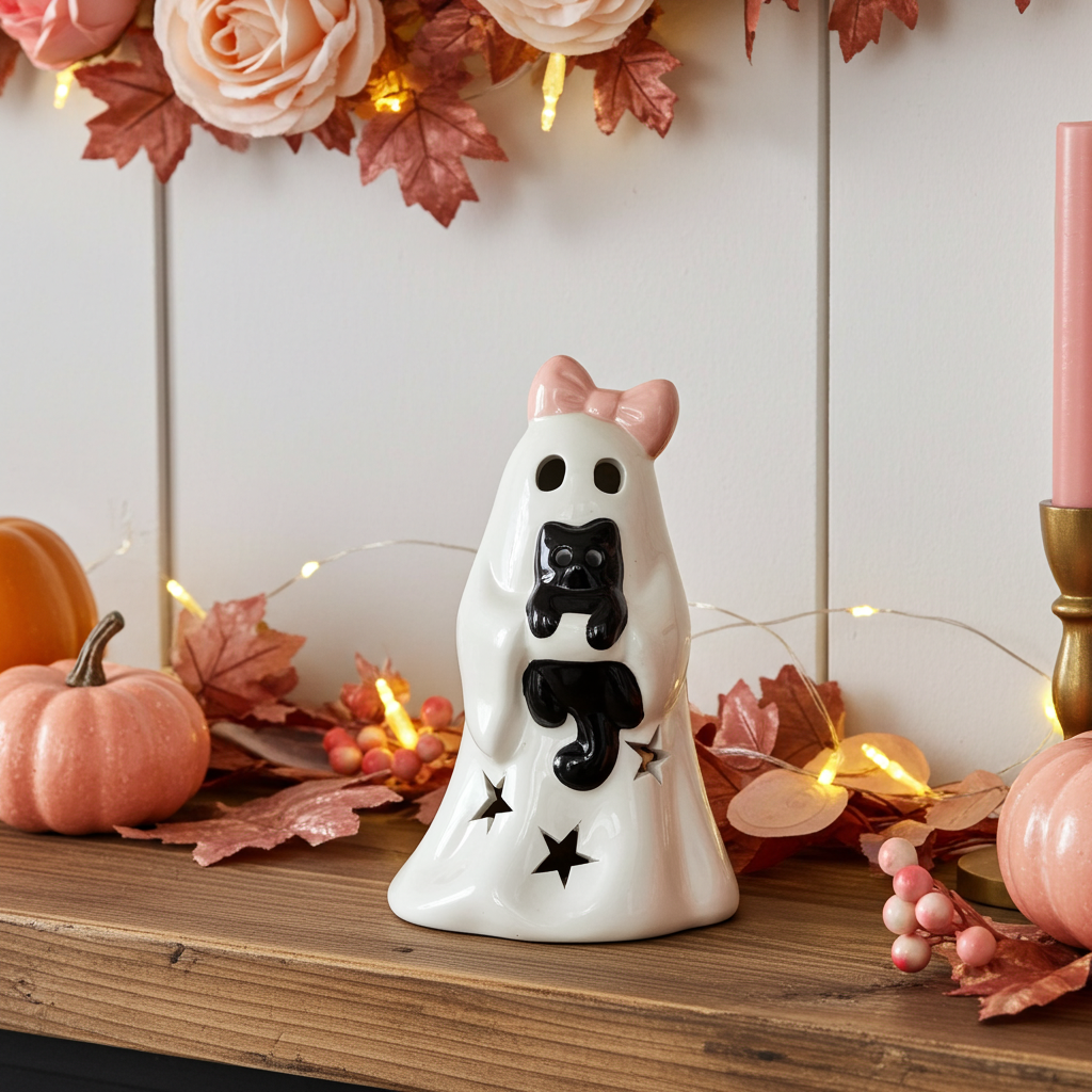 Figura decorativa con luz Fantasma Coquette
