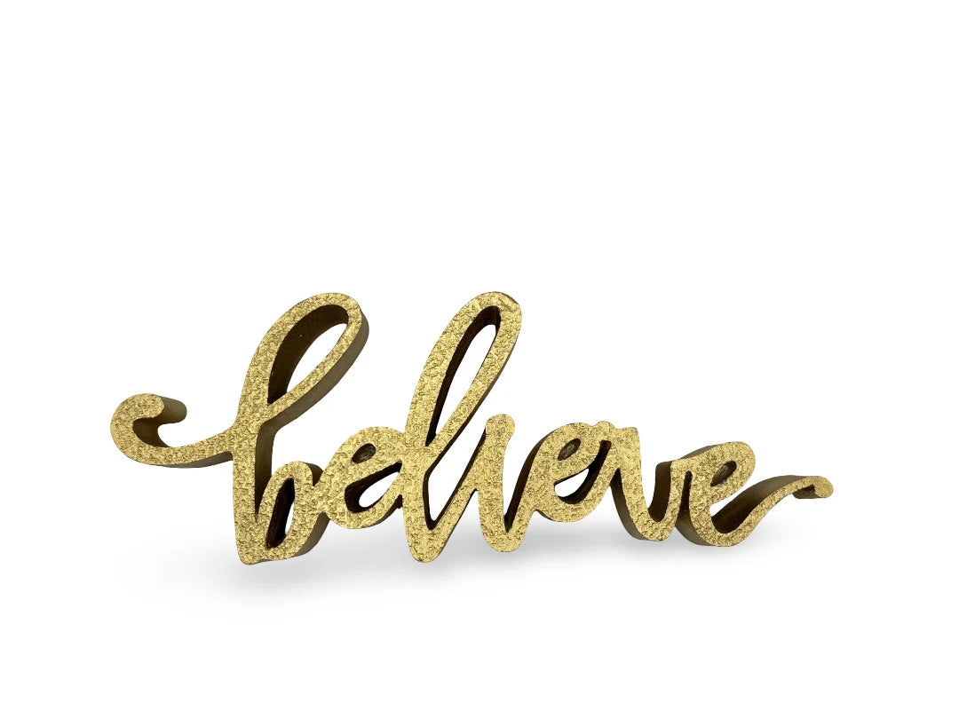 Figura Decorativa Believe