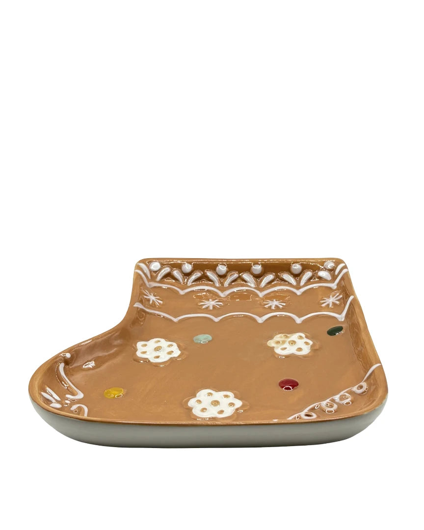 Platón Navideño Bota de Jengibre