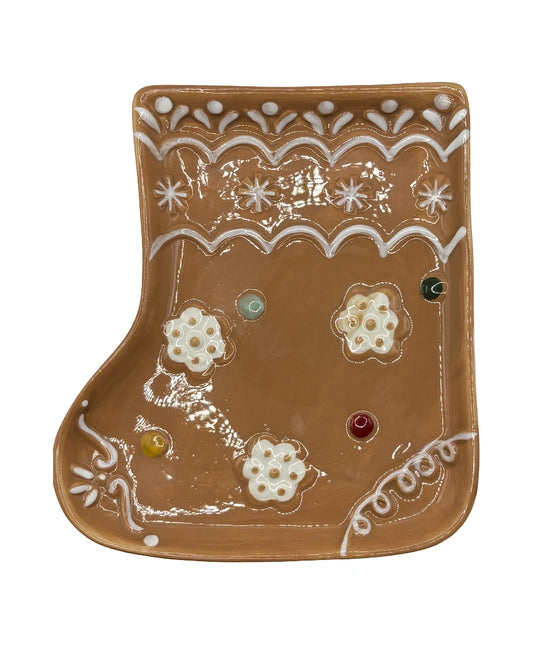 Platón Navideño Bota de Jengibre