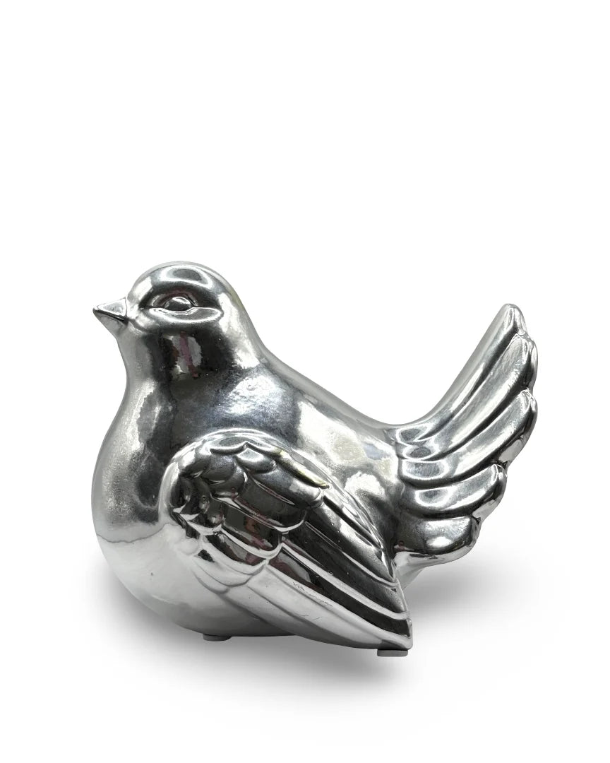 Figura Decorativa Paloma Brilo