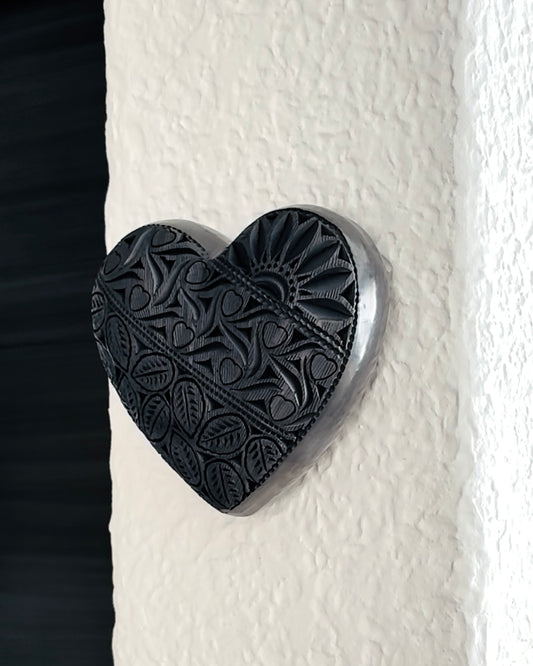 Figura para pared Corazón de Hojas