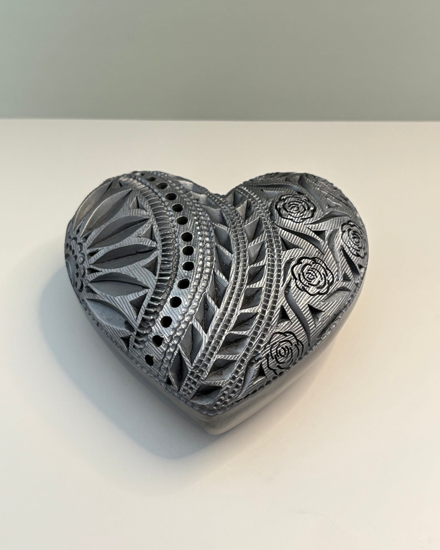 Figura para pared Corazón de Rosas