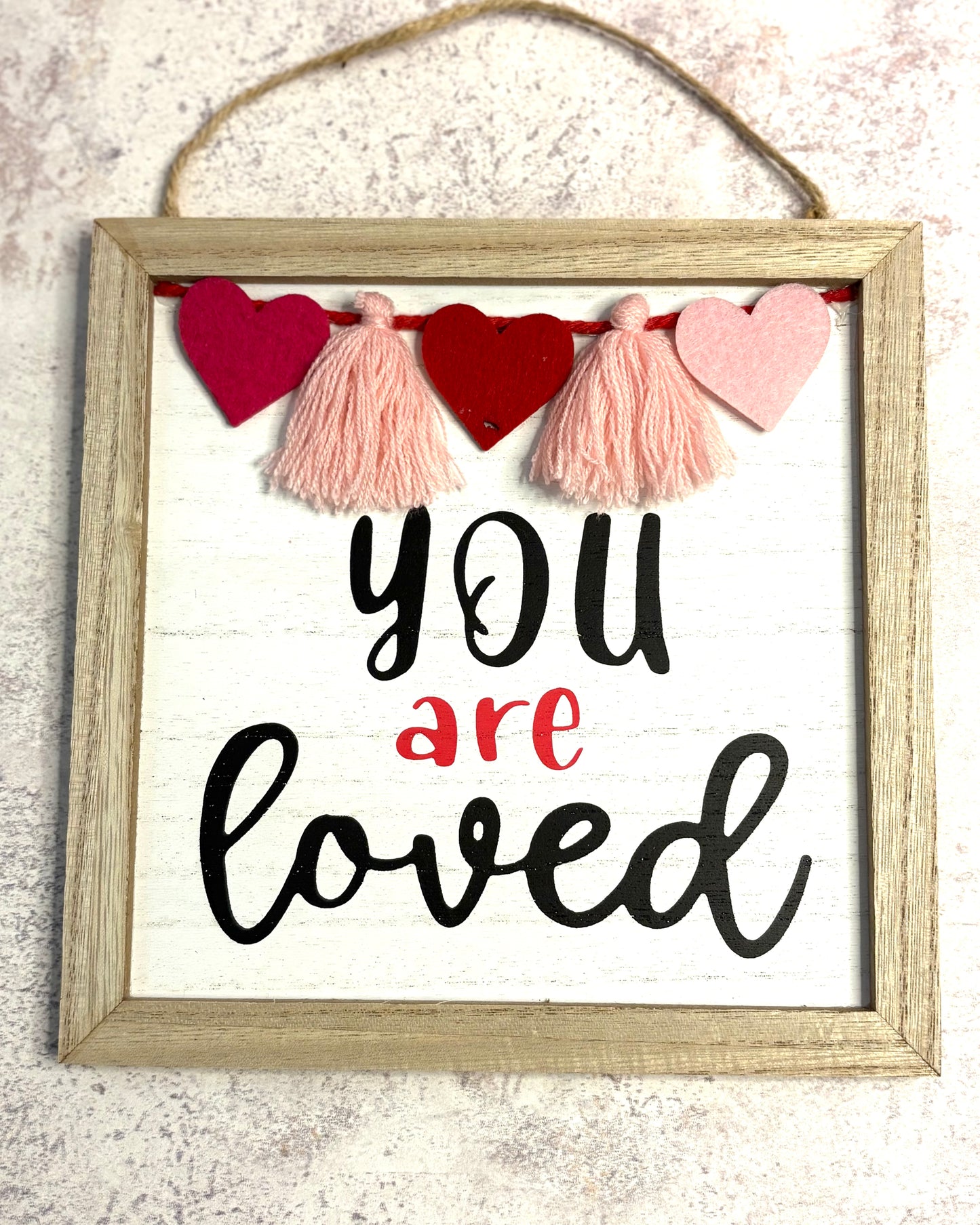 Colgante de pared decorativo You Are Loved
