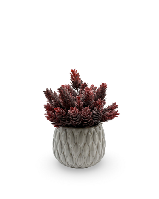 Maceta con planta artificial Ember