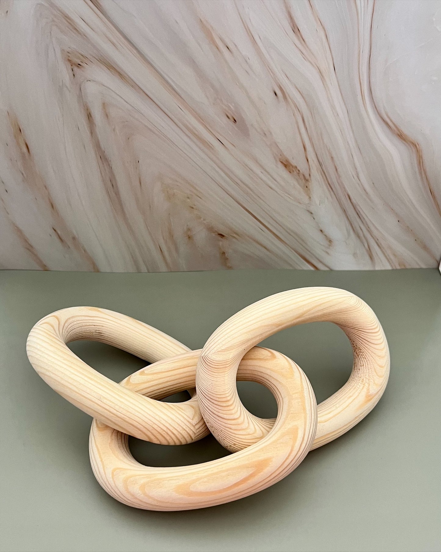 Figura Decorativa Eslabón Natural