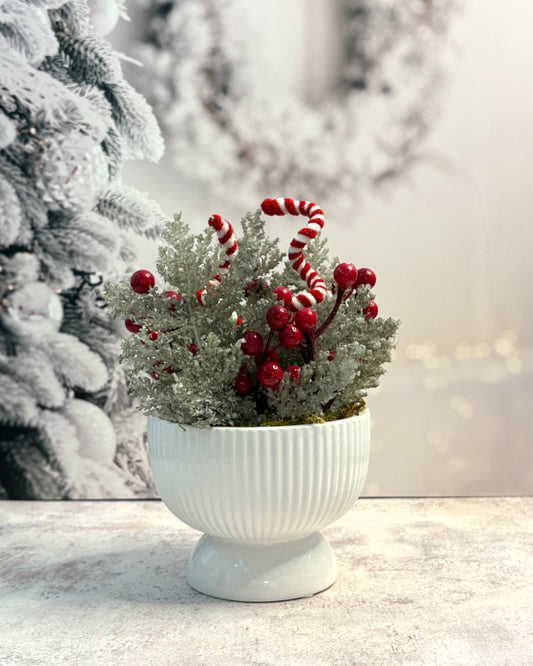 Centro de Mesa Navideño Espirales