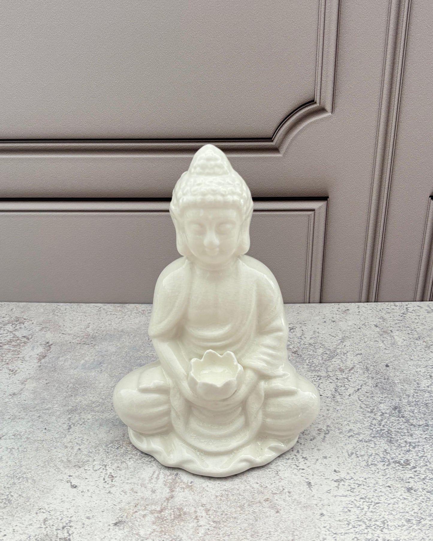 Figura decorativa Buda de cerámica