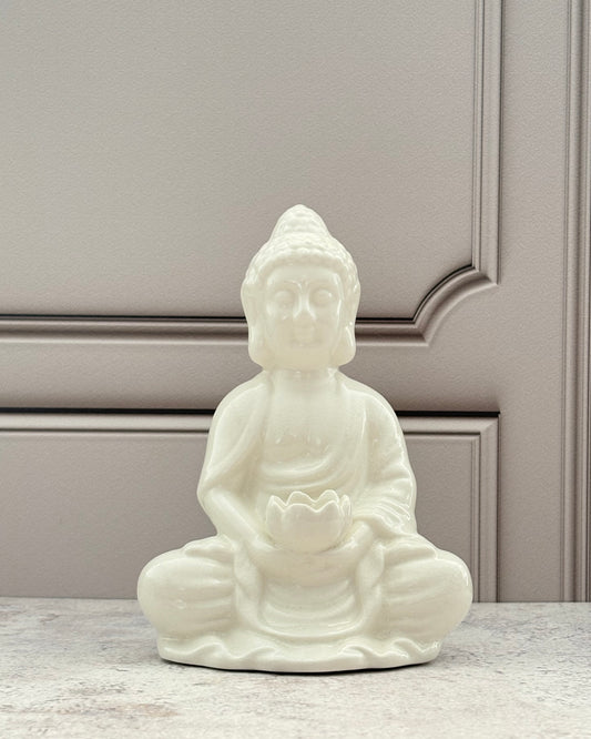 Figura decorativa Buda de cerámica