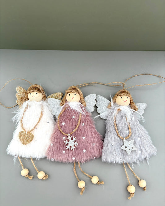 Set de Tres Hadas Navideñas