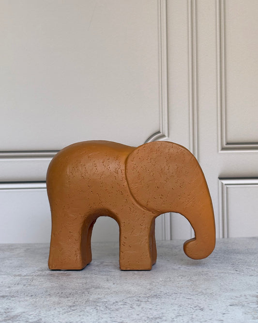 Figura decorativa elefante contemporáneo