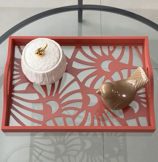 Charola Decorativa Vitrea