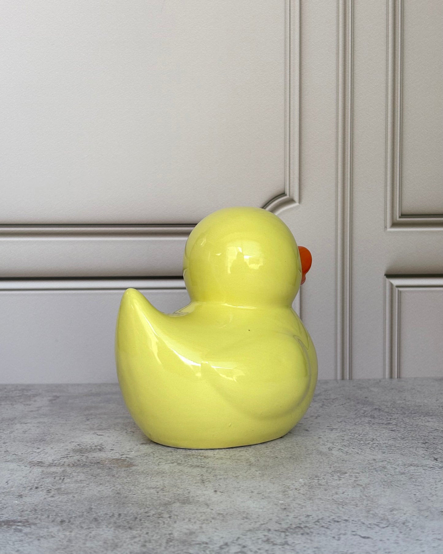 Figura decorativa de cerámica Pato