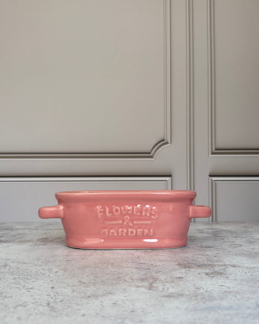 Maceta de cerámica Tina Vintage Rosa