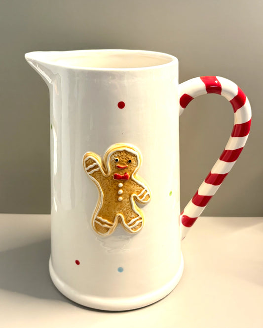Jarra Navideña Muñeco de Jengibre