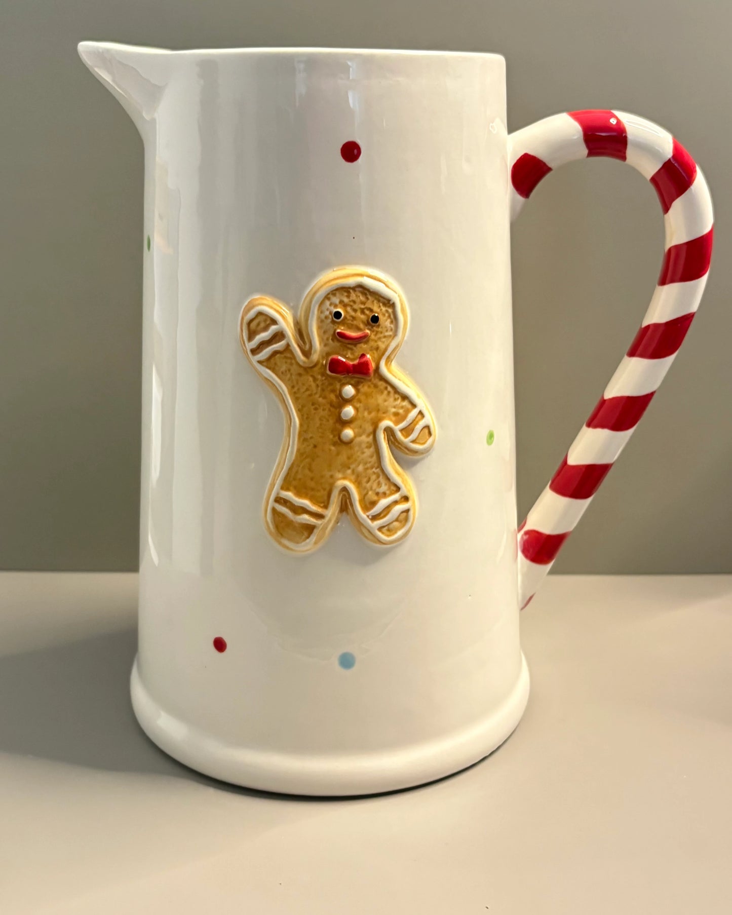 Jarra Navideña Muñeco de Jengibre