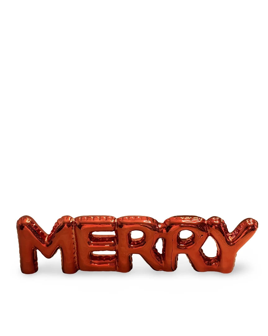 Figura Navideña Decorativa Merry