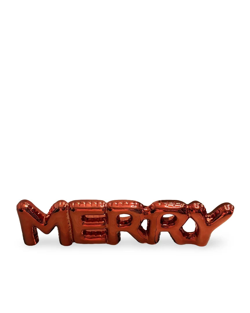 Figura Navideña Decorativa Merry