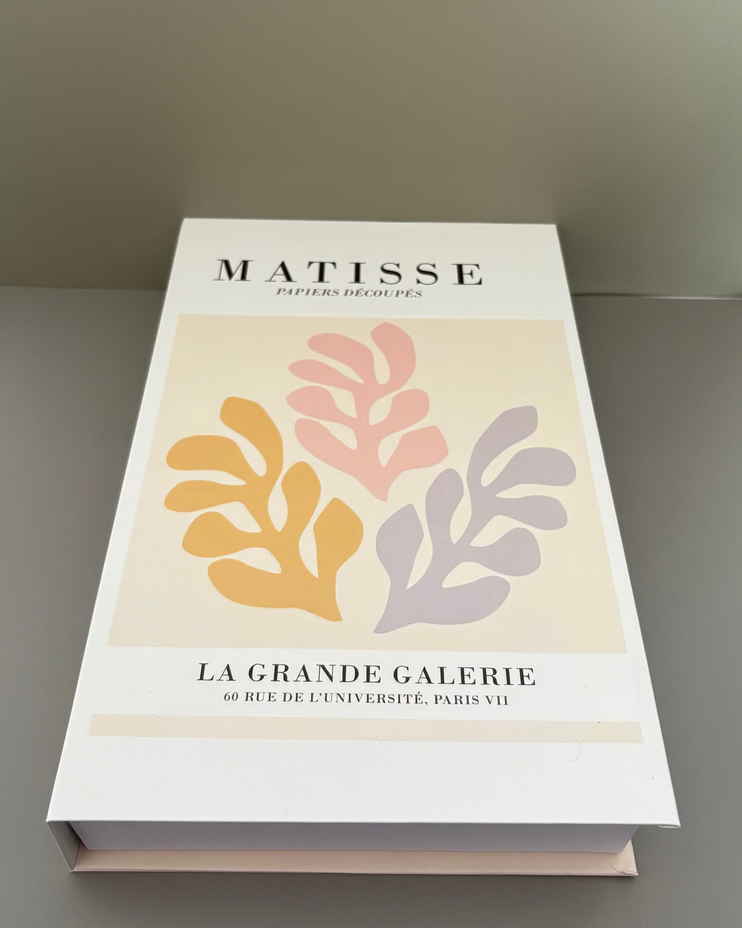 Caja de almacenamiento como libro falso Matisse