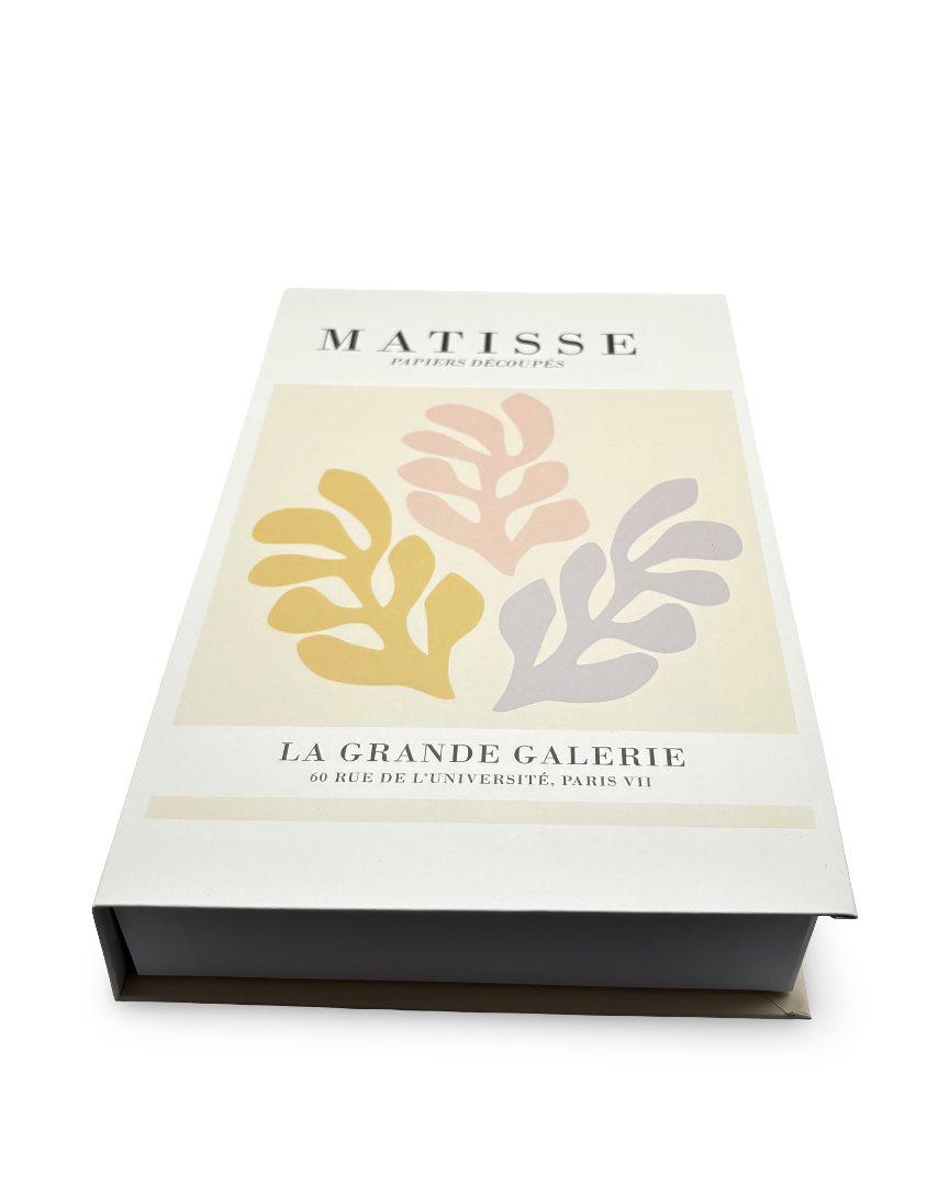 Caja de almacenamiento como libro falso Matisse