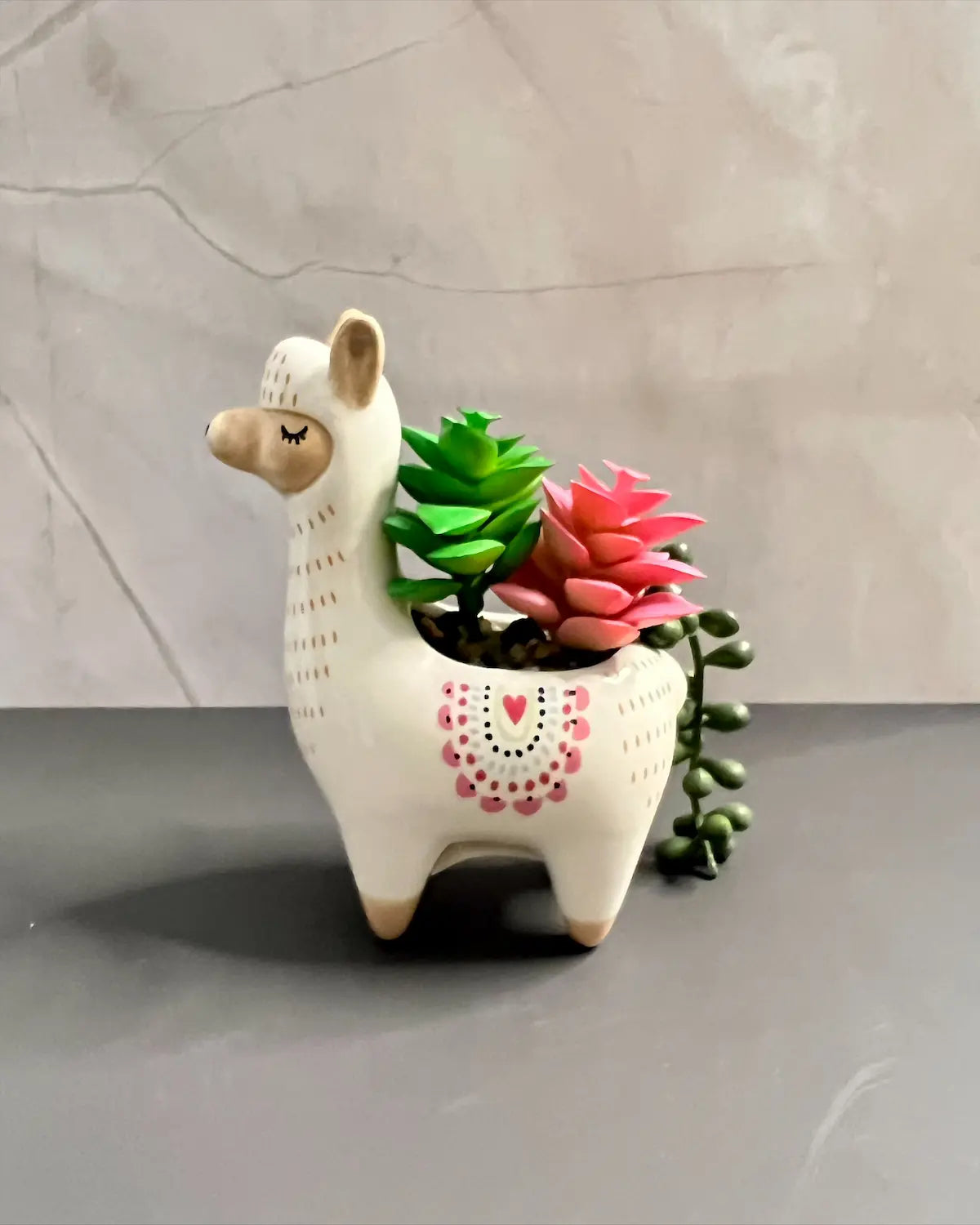 Figura Decorativa Llama Kawaii