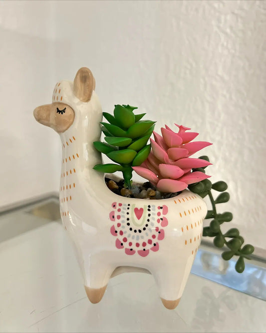 Figura Decorativa Llama Kawaii
