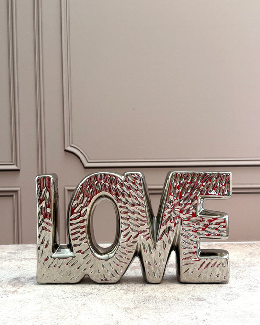 Figura Decorativa Love