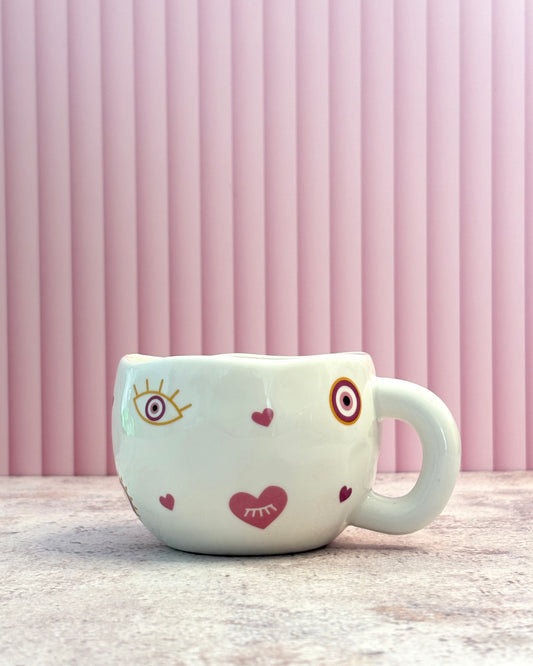 Taza de cerámica buena suerte Match