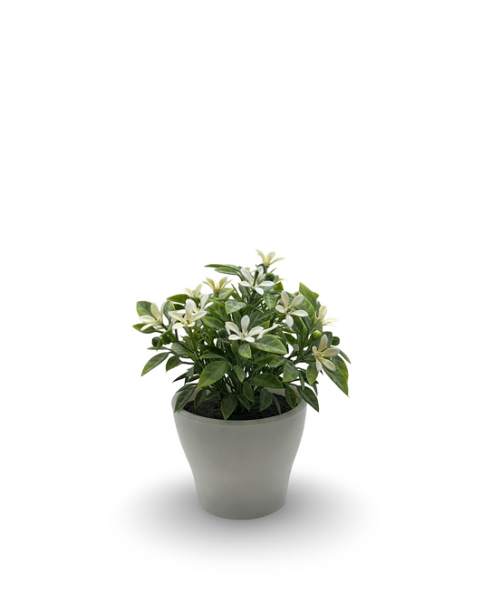 Maceta mini con planta artificial Miniu