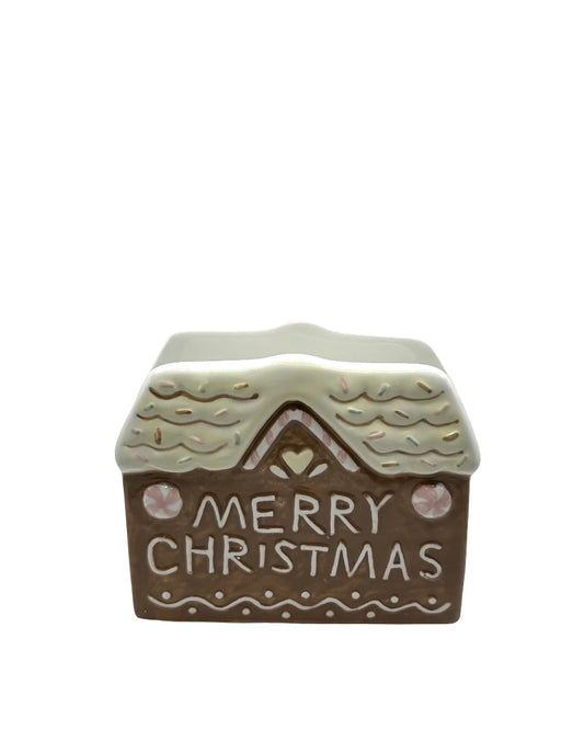 Servilletero Navideño Casa de Jengibre