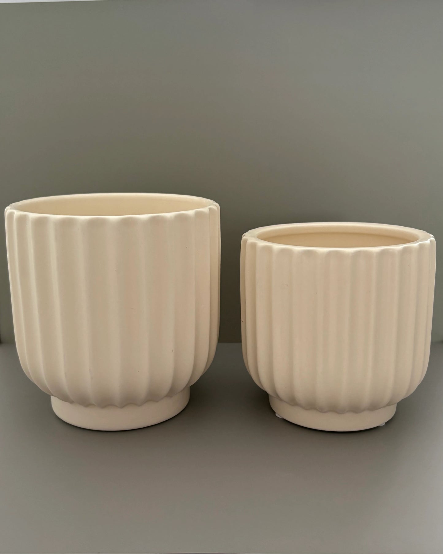 Set de macetas de cerámica Bela