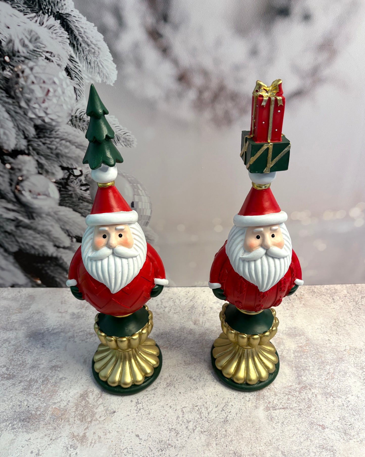 Set de Figuras Decorativas Santa