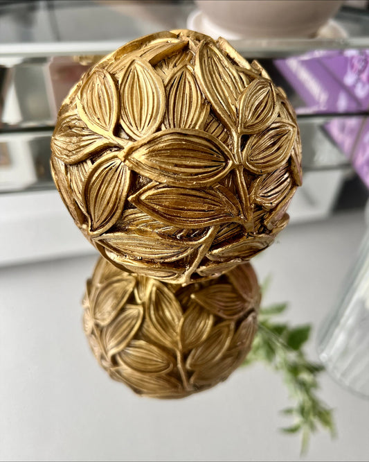 Figura Decorativa Sol de Hojas