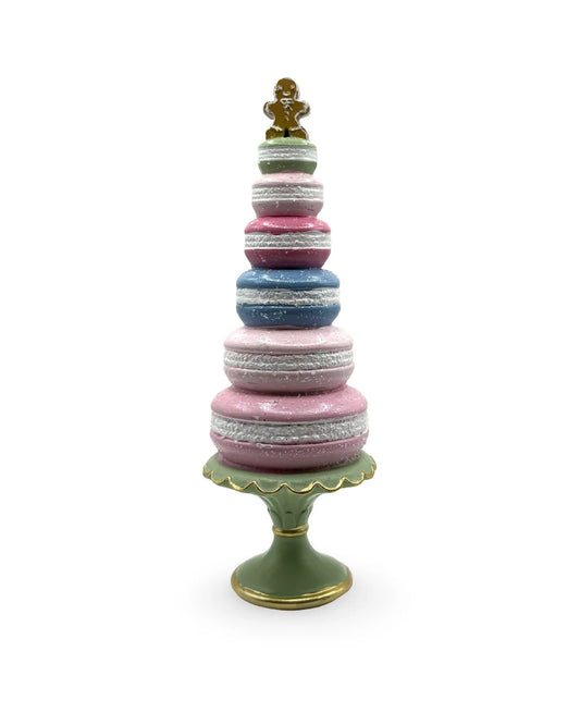 Figura Decorativa Navideña Torre Macarrón