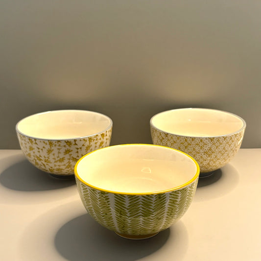 Set 3 bowls Yuzu