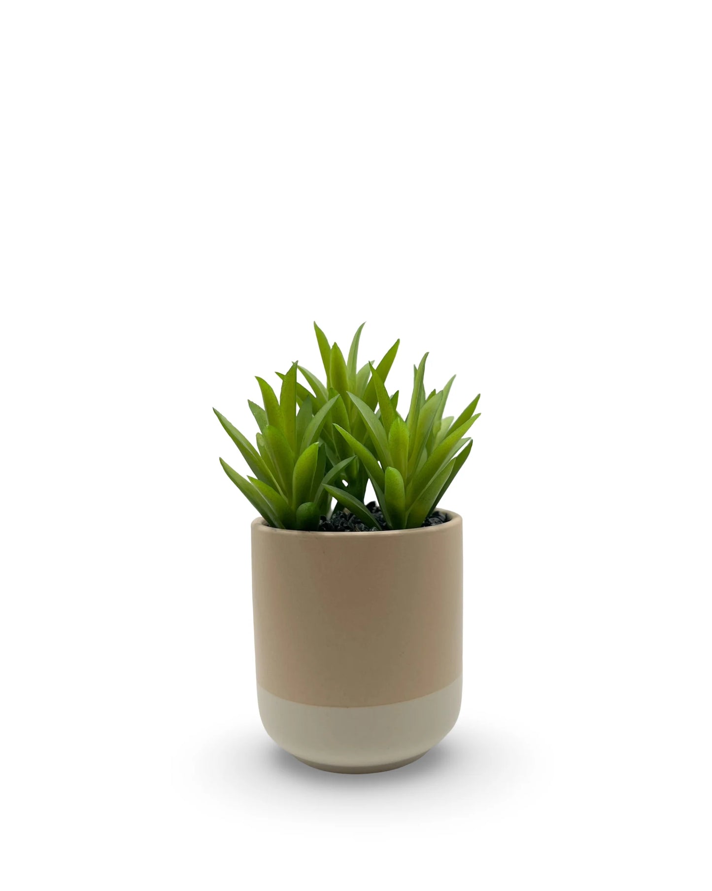 Maceta mini con planta artificial Zen