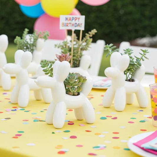 Maceta cerámica Balloon Dog