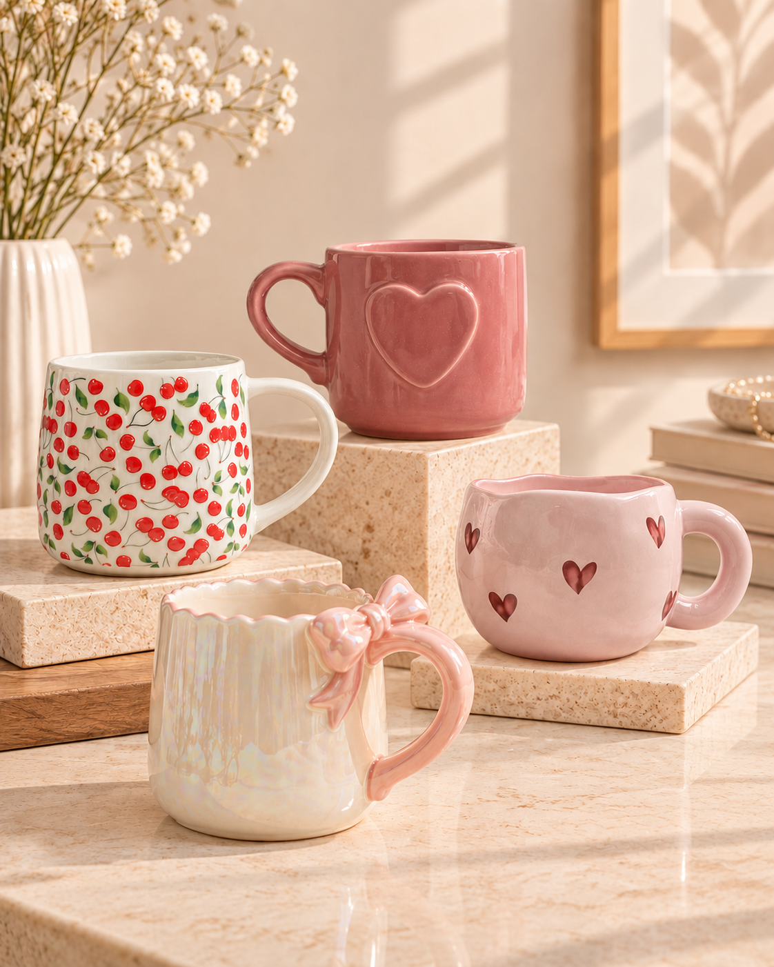 Tazas decorativas de cerámica para regalar o disfrutar