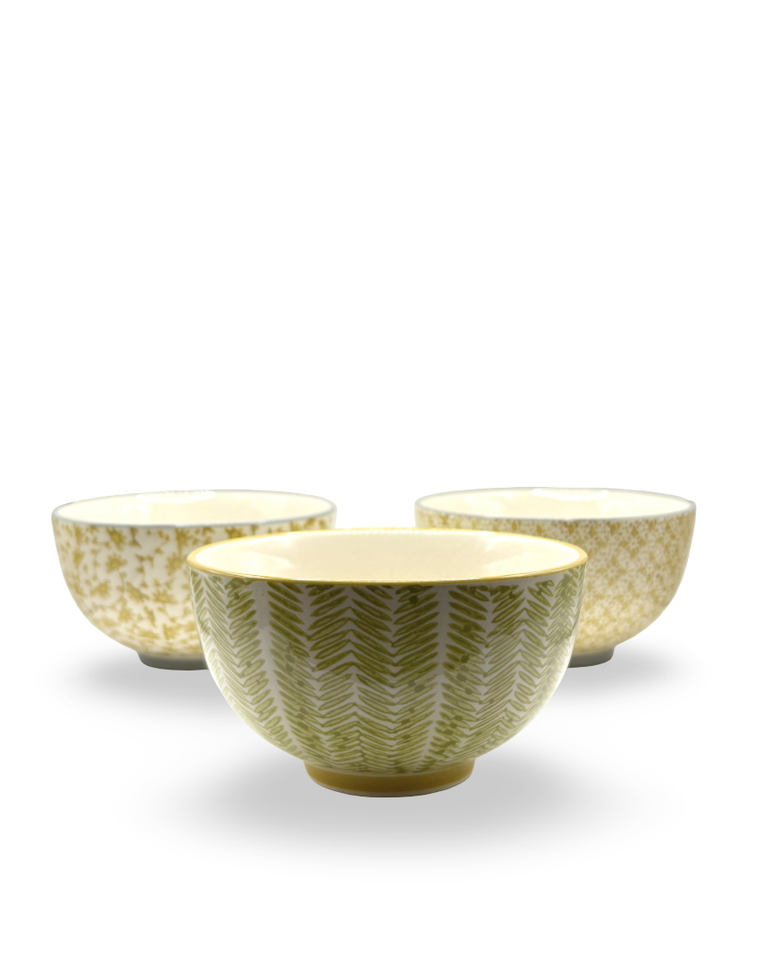 Set 3 bowls Yuzu