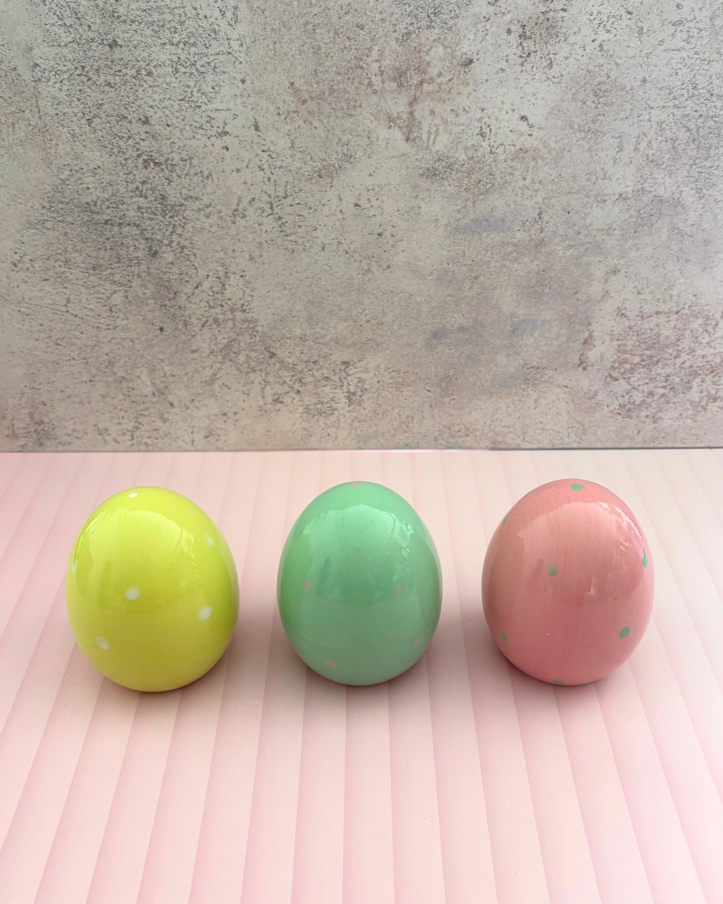 Figuras de cerámica Huevos de Pascua