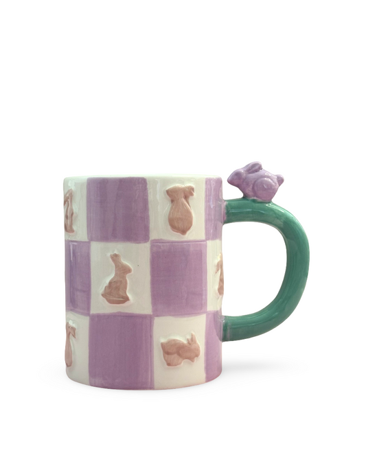 Taza de cerámica Pascua Dominó