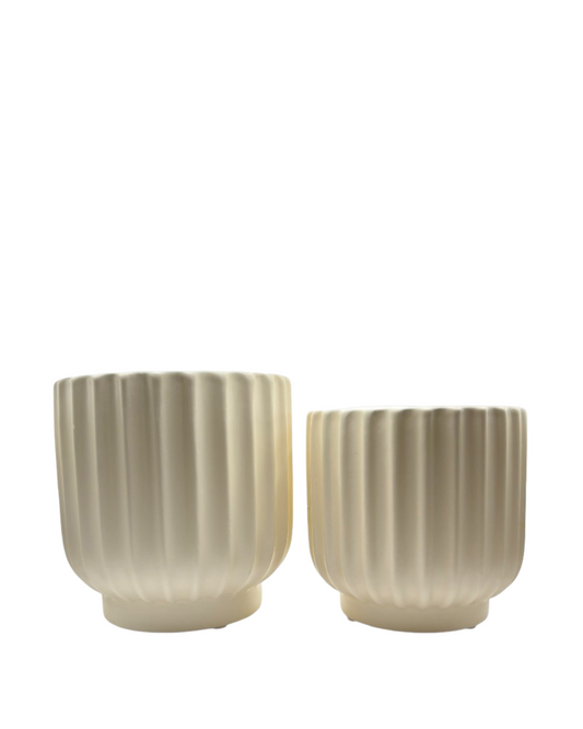 Set de macetas de cerámica Bela