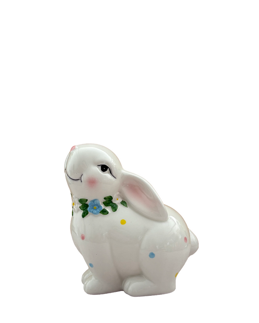 Alcancía Conejo de Pascua cerámica