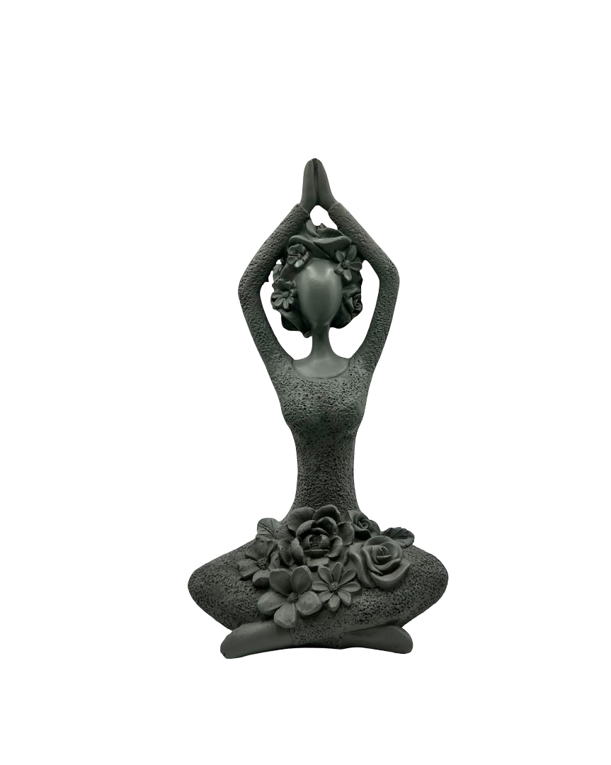 Figura decorativa de resina mujer Ananda