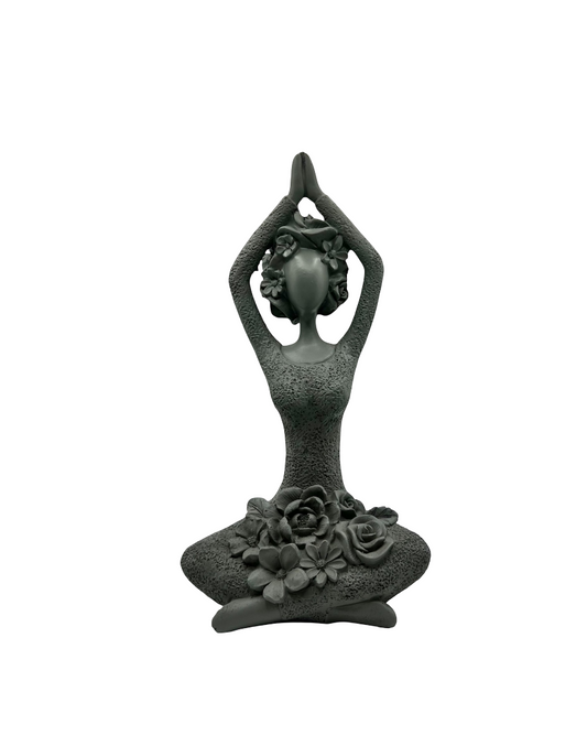 Figura decorativa de resina mujer Ananda
