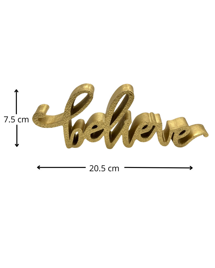 Figura Decorativa Believe