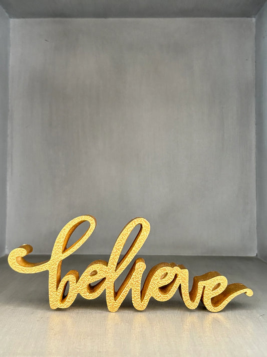 Figura Decorativa Believe