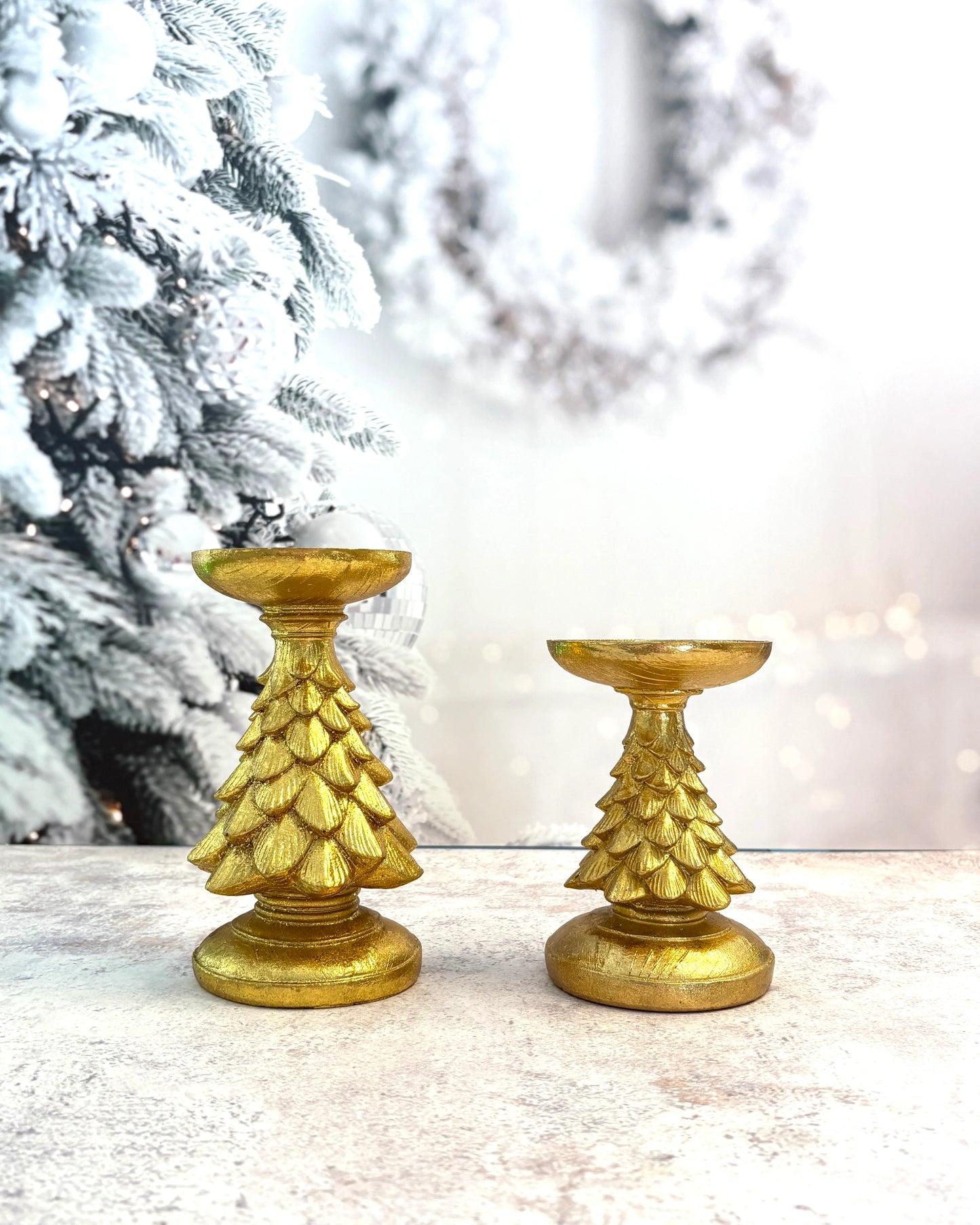 Set de Candelabros Navideños Bright