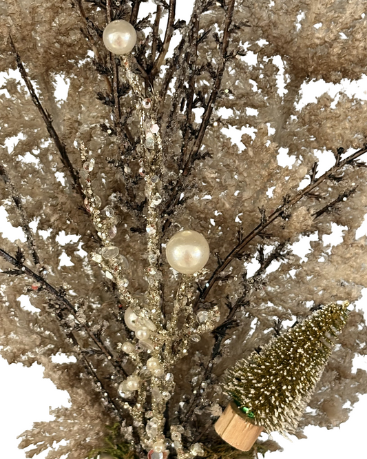 Arreglo Navideño Premium Bronce