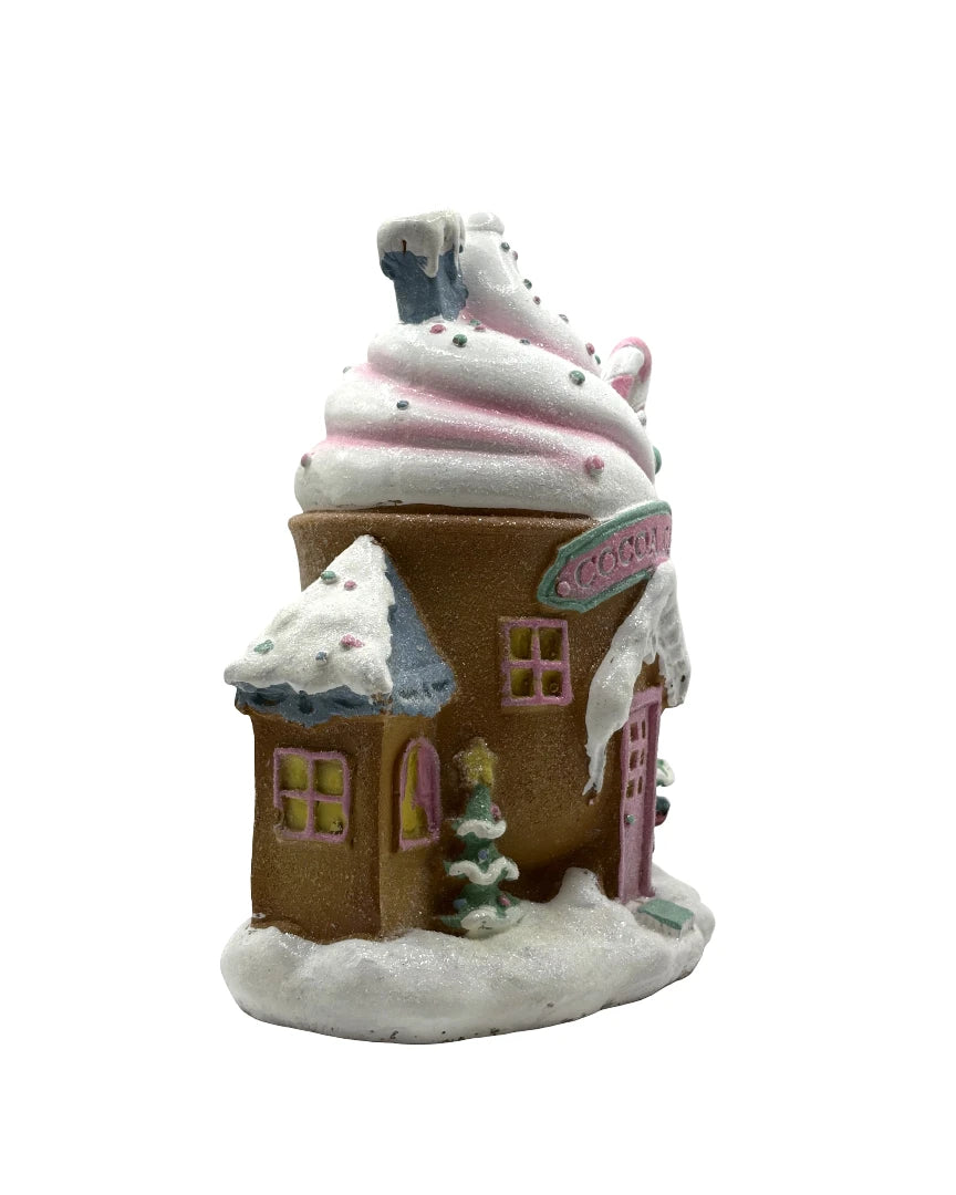Figura Decorativa Casa Navideña Cocoa